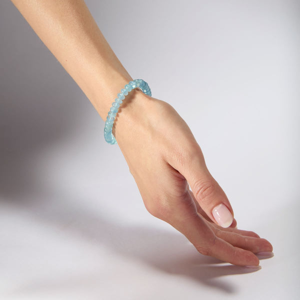wholesale 2x4mm Faceted Roundel Aquamarine/Jade Gemstone Bracelet Bangle7.5' wholesale 2x4mm Faceted Roundel Aquamarine/Jade Gemstone Bracelet Bangle7.5'