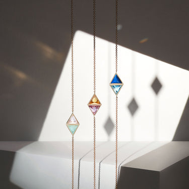 AMETHYST AND CITRINE GUARDIAN ALCHEMY BRACELET SILVER