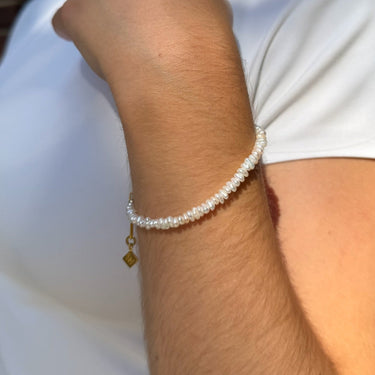 Keshi Pearl Candy Bead Bracelet