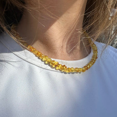 Amber Candy Bead Necklace