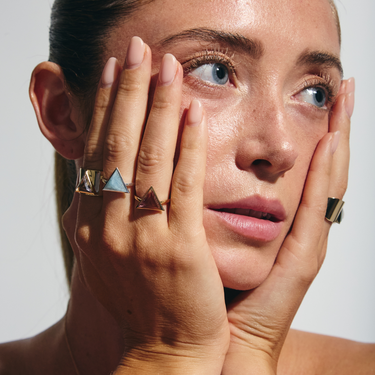 AMETRINE GUARDIAN STATEMENT RING GOLD