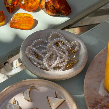 Freshwater Keshi Pearl Candy Bead Bracelet