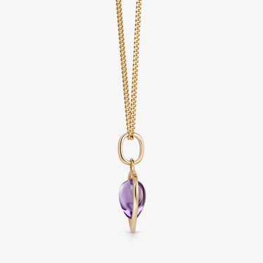 ASCENSION PENDANT AMETHYST (GOLD DROP)