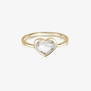 Black Onyx Heart Ring