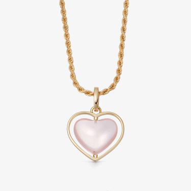 ASCENSION PENDANT CLEAR QUARTZ (GOLD DROP)