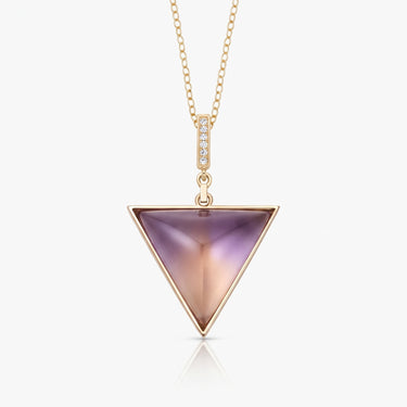 Ametrine Grounding Guardian (Large) (Smooth) (+ Diamonds)