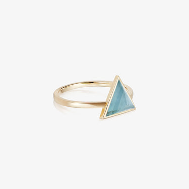 Aquamarine Guardian Ring (Gold)