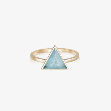 Aquamarine Guardian Ring (Gold)