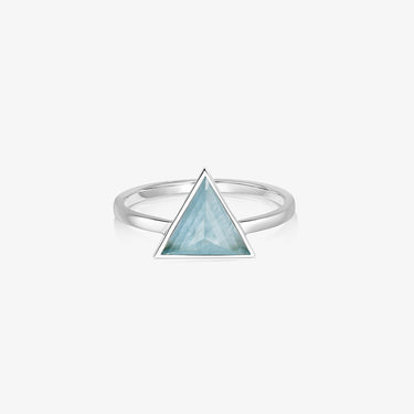 Aquamarine Guardian Ring (Silver)