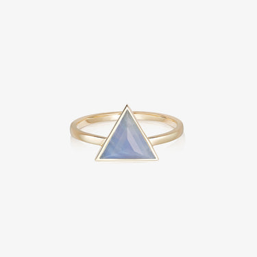 Blue Lace Agate Guardian Ring (Gold)