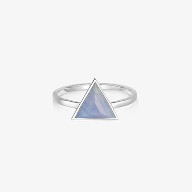 Blue Lace Agate Guardian Ring (Silver)