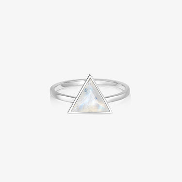RAINBOW MOONSTONE GUARDIAN RING SILVER