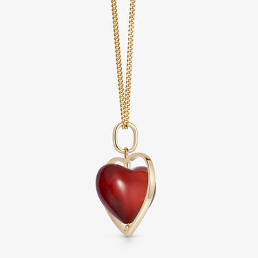 Red Garnet Ascension Heart