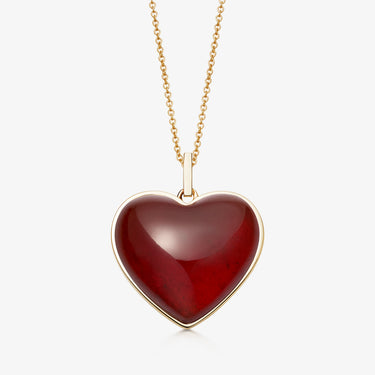 Red Garnet Heart (Large)