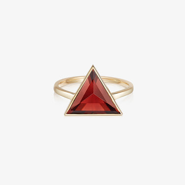 RED GARNET GUARDIAN RING GOLD (LARGE)