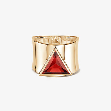 Red Guardian Statement Guardian Ring (Gold)