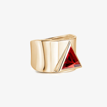Red Guardian Statement Guardian Ring (Gold)
