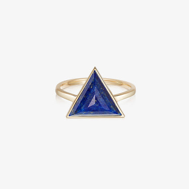 BLUE LAPIS GUARDIAN RING GOLD (LARGE)