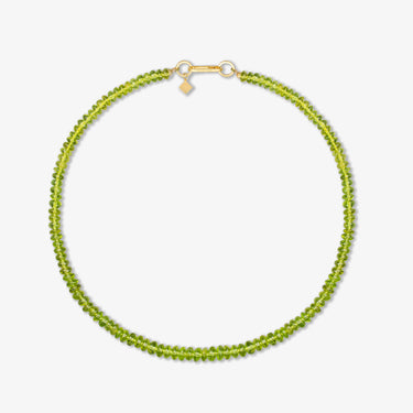 PERIDOT CANDY BEAD NECKLACE
