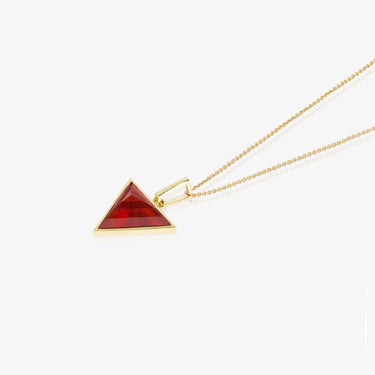 RED GARNET GROUNDING GUARDIAN GOLD (BABY)
