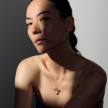 ROSE QUARTZ MAXI GROUNDING GUARDIAN GOLD