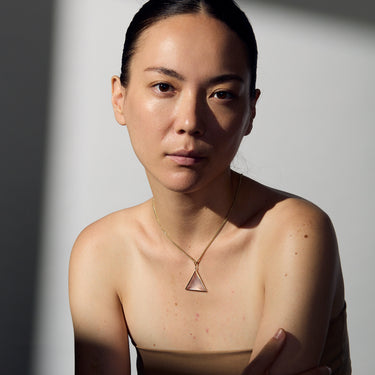 ROSE QUARTZ MAXI GUARDIAN GOLD