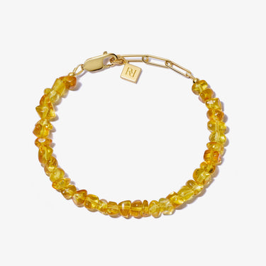 Amber Candy Bead Bracelet