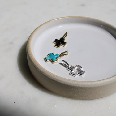 CLEAR QUARTZ AMULET PENDANT SILVER