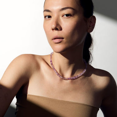 AMETRINE CANDY BEAD NECKLACE