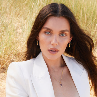 ASCENSION PENDANT AMETHYST (GOLD DROP)