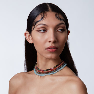 SUNSTONE CANDY BEAD NECKLACE