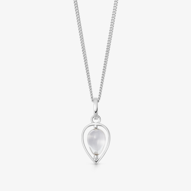 Clear Quartz Ascension Drop (Silver)