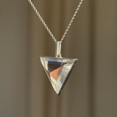 CLEAR QUARTZ GROUNDING GUARDIAN SILVER (CLASSIC)