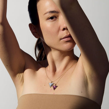 NEW BLUE LACE AGATE GROUNDING GUARDIAN GOLD