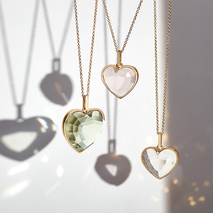 Thatch Gemma Onyx Heart Necklace - 14kt Gold Plated | Garmentory