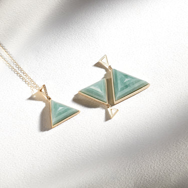 JADE GUARDIAN PENDANT NECKLACE GOLD (MEDIUM)