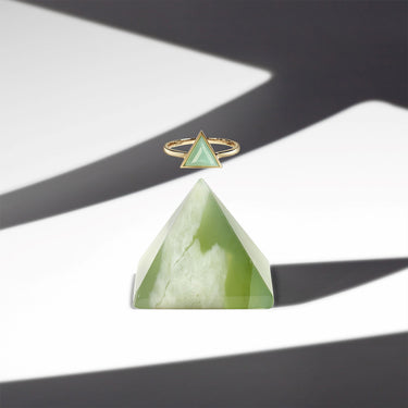 JADE GUARDIAN RING GOLD (LARGE)