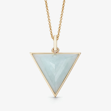 WHITE MINT JADE GROUNDING GUARDIAN GOLD (MAXI)