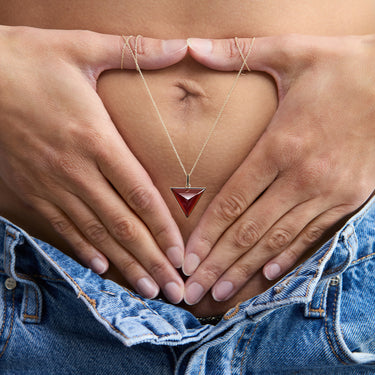 RED GARNET GROUNDING GUARDIAN GOLD (CLASSIC)