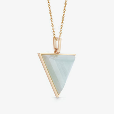 WHITE MINT JADE GROUNDING GUARDIAN GOLD (MAXI)