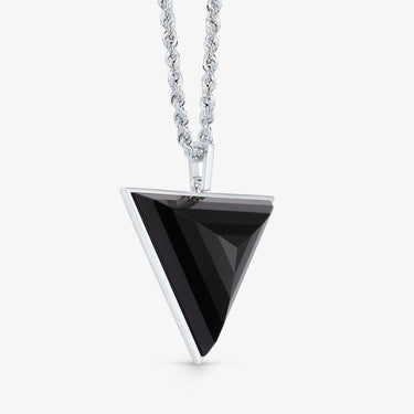 Black Onyx Large Grounding Guardian Silver