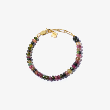 TOURMALINE CANDY BEADS BRACELET