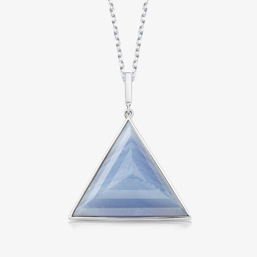 Blue Lace Agate Guardian (Large) (Silver)