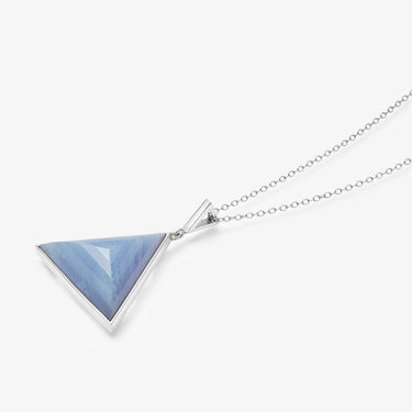 Blue Lace Agate Guardian (Large) (Silver)