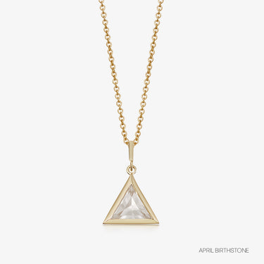 CLEAR QUARTZ BIRTHSTONE GUARDIAN GOLD