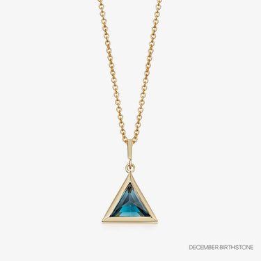 LONDON BLUE TOPAZ BIRTHSTONE GUARDIAN GOLD