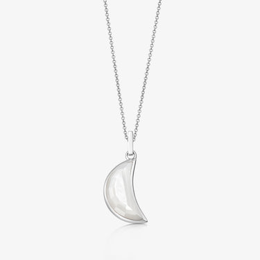 Mother of Pearl Crescent (Silver)