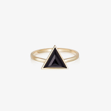 Black Onyx Ring Gold