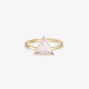 ROSE QUARTZ GUARDIAN RING GOLD