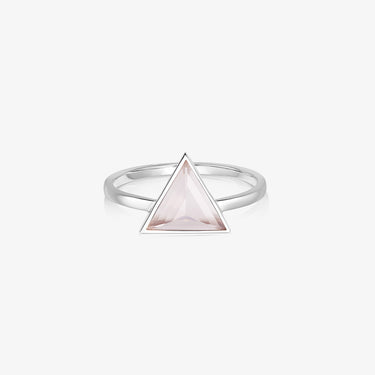 Rose Quartz Guardian Ring (Silver)